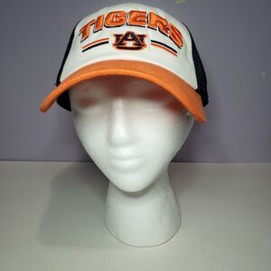 Auburn Tigers  NWT White Blue Orange Adjustable Men's Cap Hat